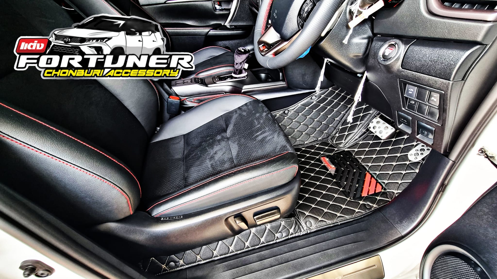 พรมปูพื้นรถยนต์ 6D โตโยต้า ฟอร์จูนเนอร์