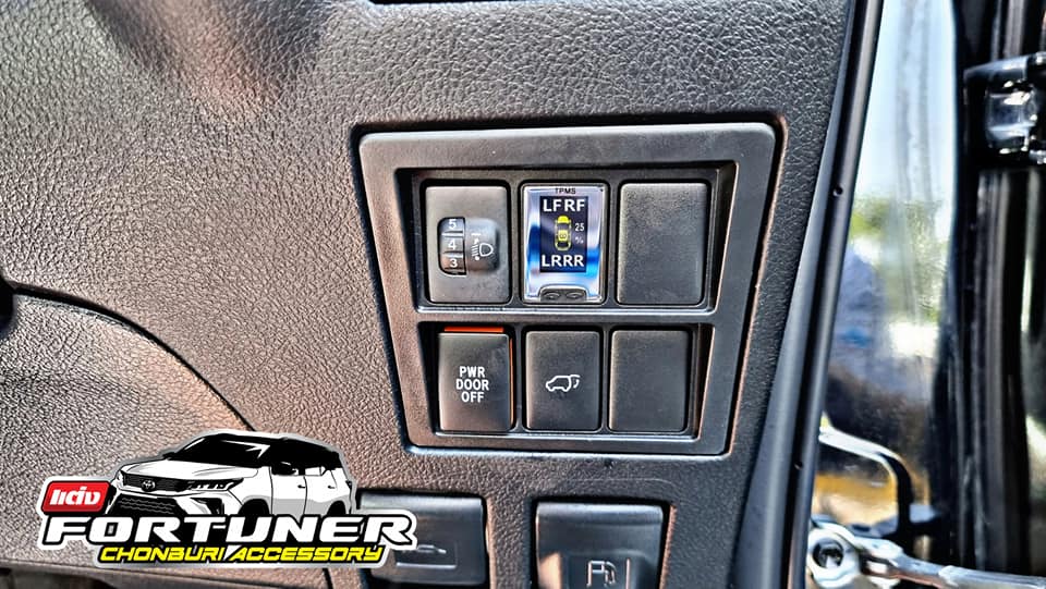 ไฟเตือนลมยาง ของรถญี่ปุ่นและรถยุโรป โตโยต้า ฟอร์จูนเนอร์