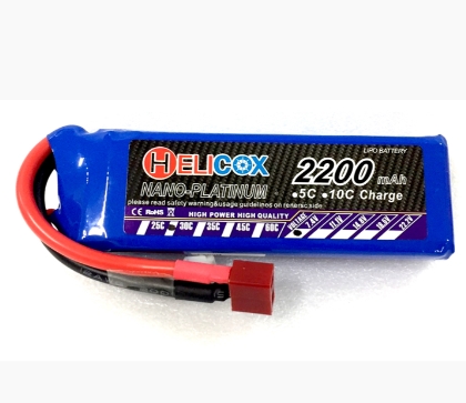 แบต HELICOX 2S 7.4V 30C มีให้เลือกหลายขนาด 900 1100 1500 2200 3000mah