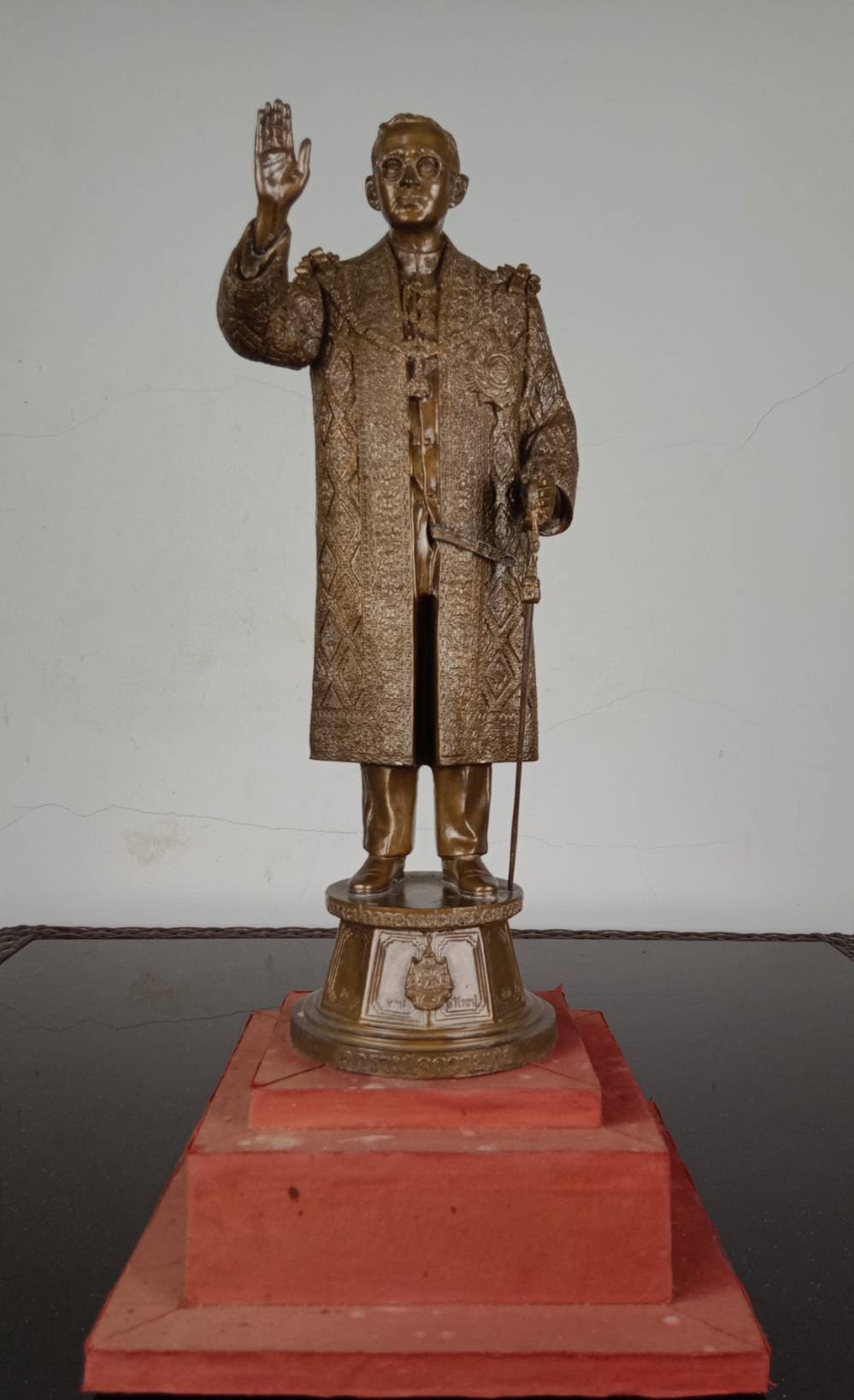 475.พระบรมรูปหล่อในหลวงรัชกาลที่9 พระบาทสมเด็จพระปรมินทรมหาภูมิพลอดุลยเดชทรงยินดี