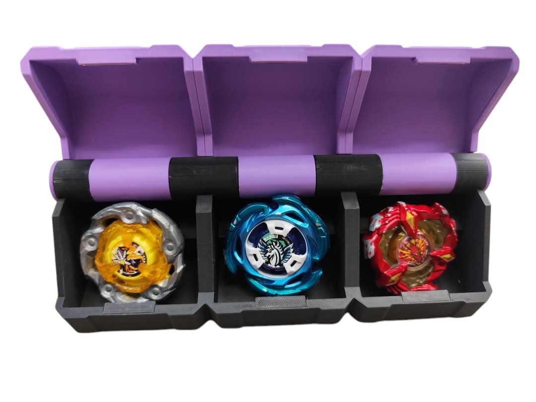 กล่อง 3on3 Deck Case : "Custom X" ผลิตจากพลาสติก PLA 3D Print ด้วยเครื่องที่ทันสมัยที่สุด สามารถเลือกสีได้ ฝาปิดแม่เหล็ก แยกช่องอิสระ