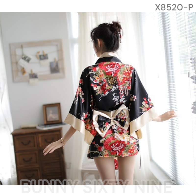 เสื้อกิโมโน คอสเพลย์กิโมโน ครบเซท