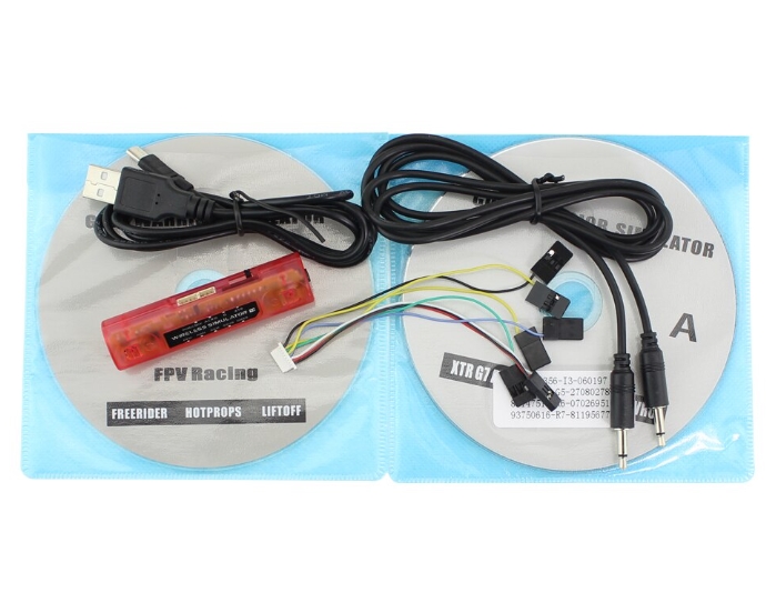 Wireless RC Simulator RC Flight Simulation V2 Realflight XTR/FMS/G7/Phoenix/ Freerider FPV Quadcopter Training RC Simulator