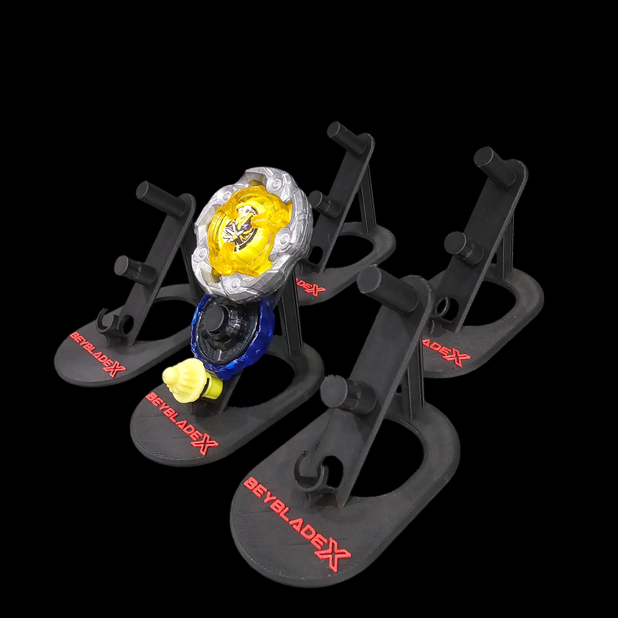 Beyblade X Display Stand ขาตั้งโชว์เบย์เบลด แบบแยกชิ้นส่วน ทำจากปริ้น 3D วัสดุ PLA แข็งแรง งานสวย