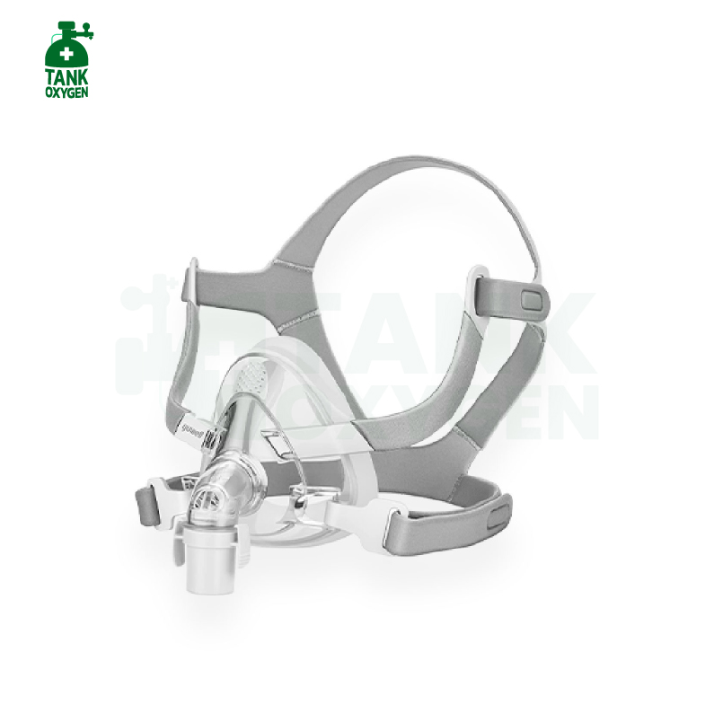 Yuwell Nasal Mask YF-02 แบบไม่มีที่คาดศรีษะ หน้ากากชนิดครอบจมูกและปากสำหรับเครื่อง CPAP Bipap มีขนาด S M L
