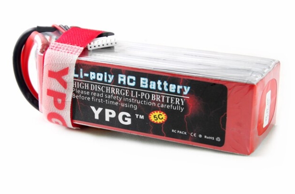YPG 6S 22.2V มีให้เลือก หลายขนาดความจุ 1350 1800 3300 4200 5500mah