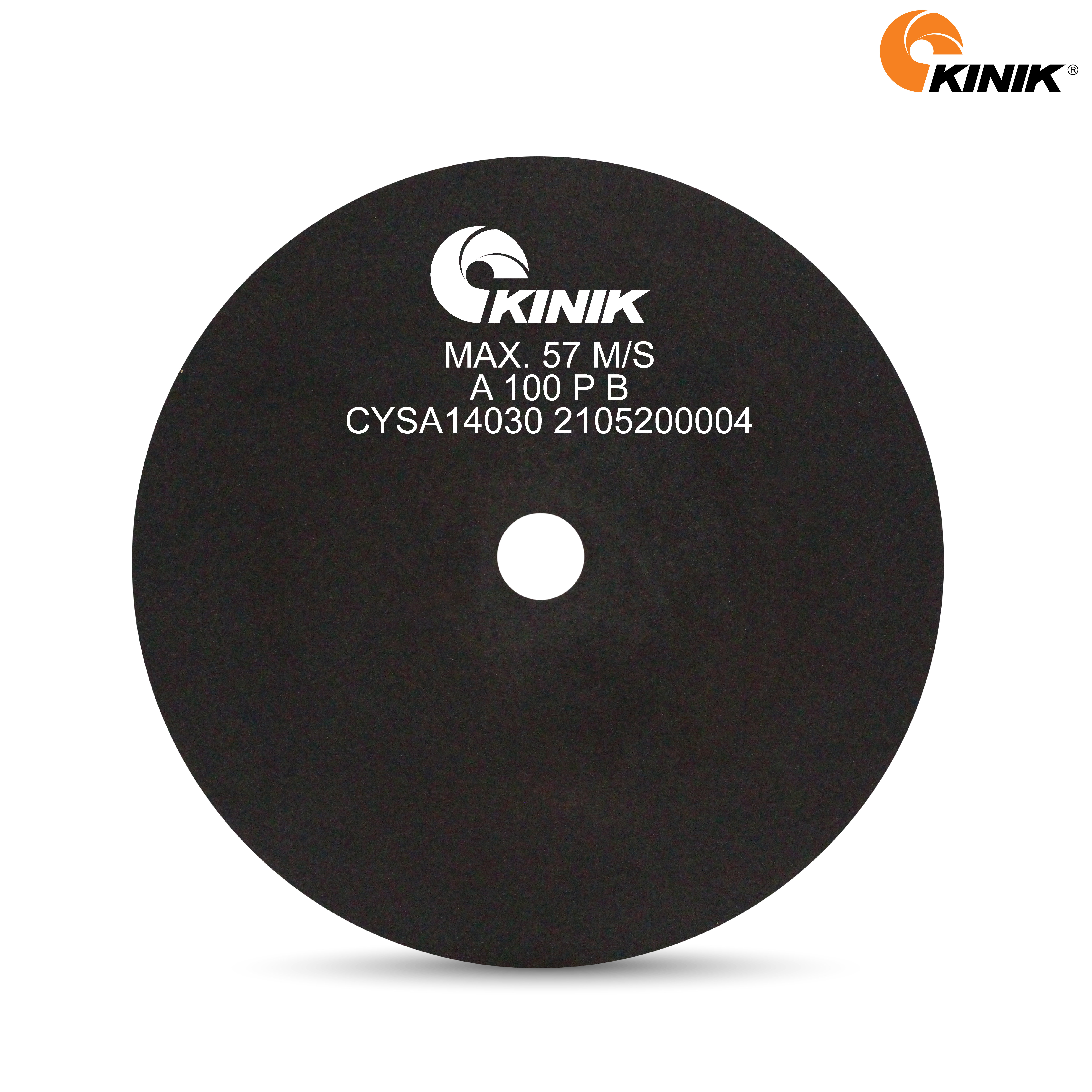 แผ่นตัดบาง KINIK A100PB30 255x1x25.4 mm.