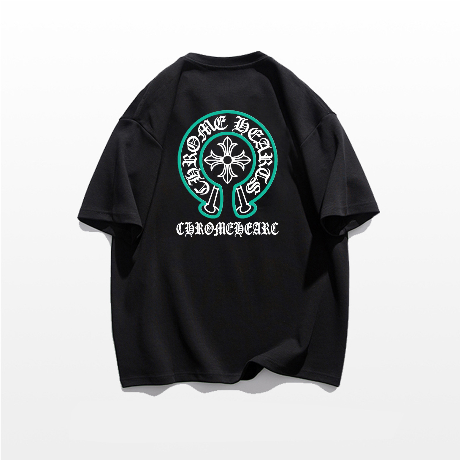 เสื้อยืด คอกลม สกีนลาย ผ้าคอตตอน 300 กรัม พร้อมส่ง