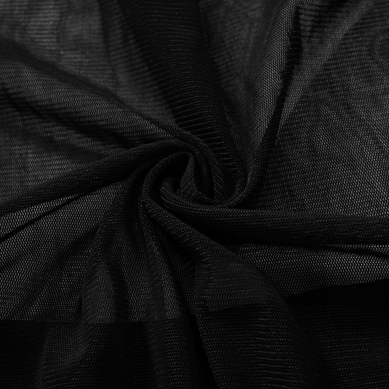 เสื้อบอดี้สูท ซีทรู ประดับเพชรน่าอก รหัส CN05