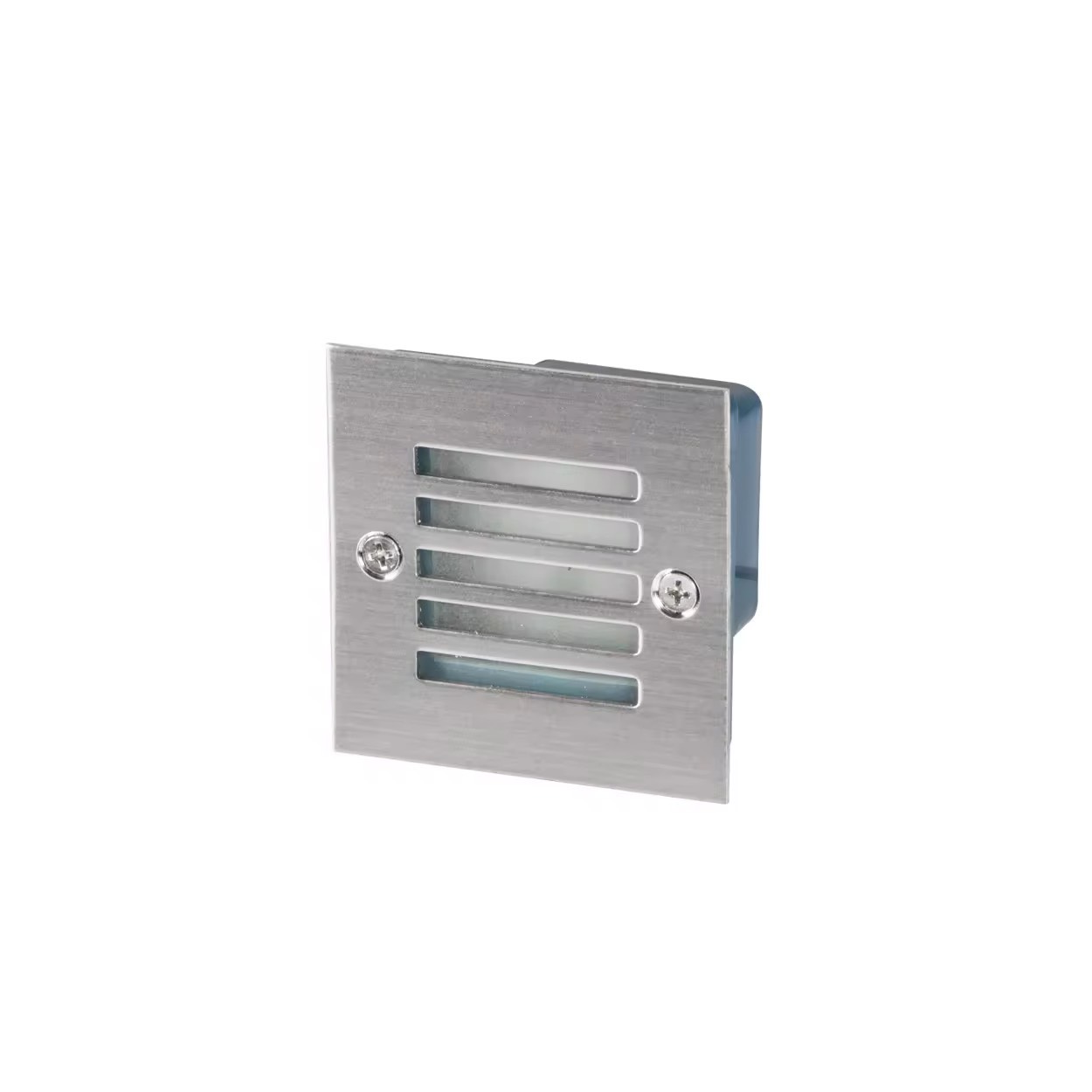 โคมไฟหน้ากากสแตนเลสแนวระบาย LED ลายสามเหลี่ยม LED step light louver design รุ่น 011C LED 2W IP65