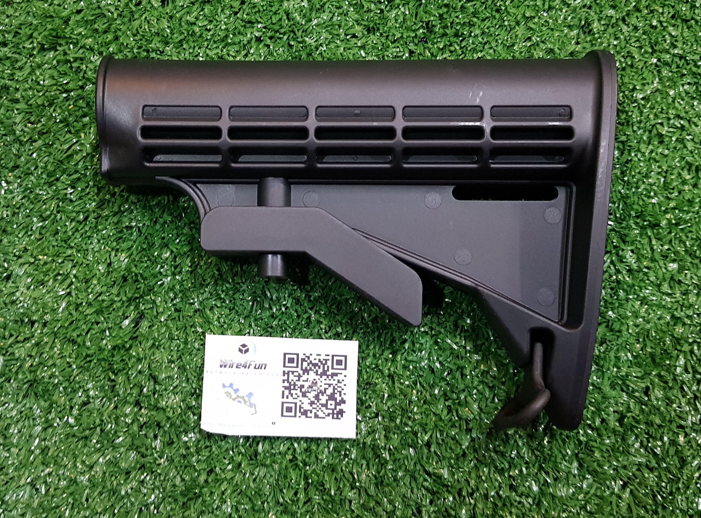 ท้าย Army AR-15 ท้าย M4 พร้อมหูคล้องสายสะพาย สี 2 สี สีดำ / สีทราย