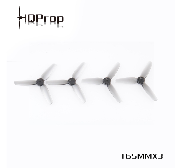HQprop T65MMX3 2.5Inch pitch1.5 รูแกน 1.5mm Shaft Micro Whoop Prop