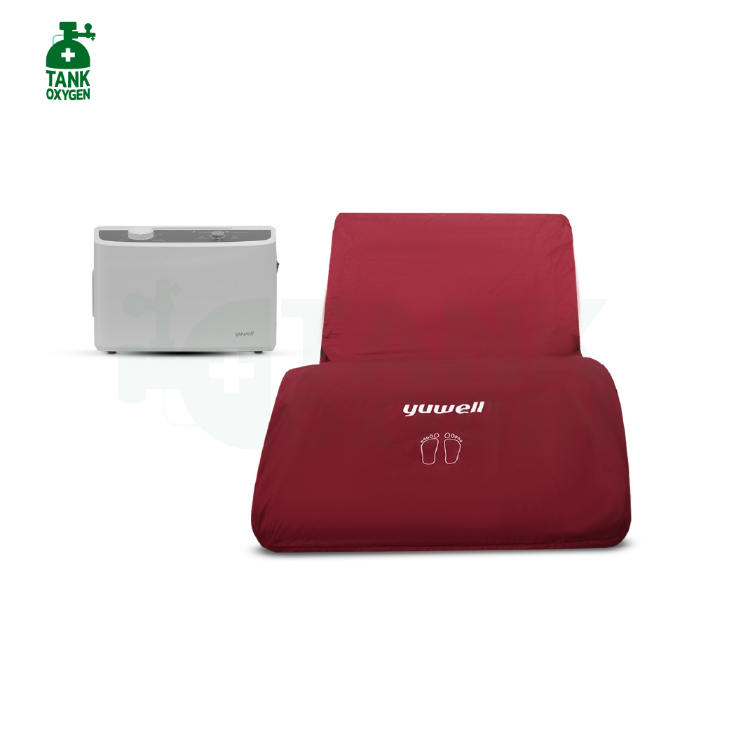 ที่นอนลมแบบลอน ป้องกันแผลกดทับ Yuwell DECUBITUS รุ่น M5-B มี 2 ระบบการทำงาน และฟังก์ชั่นระบายอากาศไมโครได้ดี