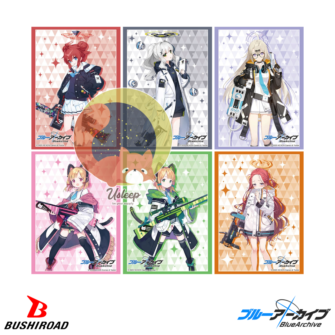 [PRE-ORDER] Bushiroad Sleeve & Deck Holder V3 & Storage Box V2 & Rubber Mat V2 Blue Archive : Maki, Hare, Kotama, Momoi, Midori, Yuzu