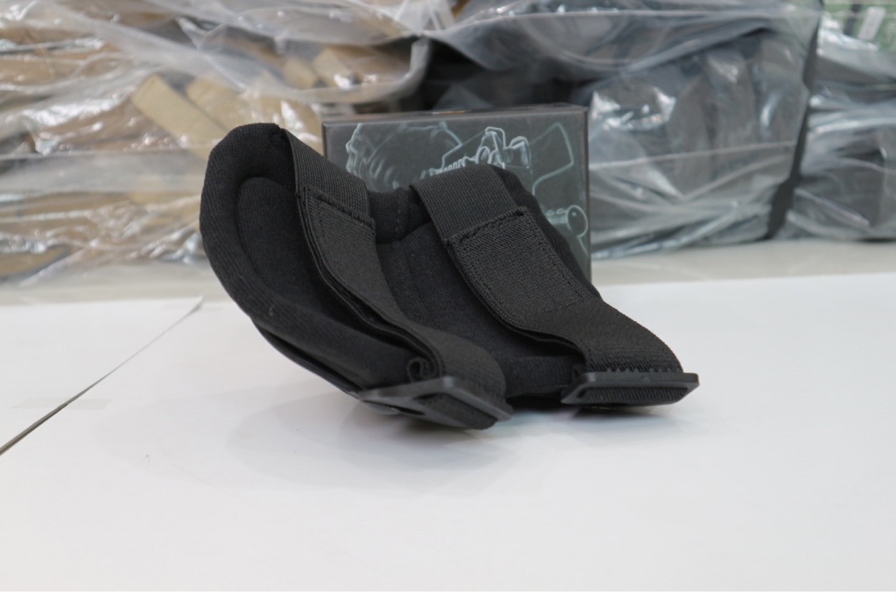 สนับเข่า 9 MM + สนับศอก สีดำ ฟรีไซด์