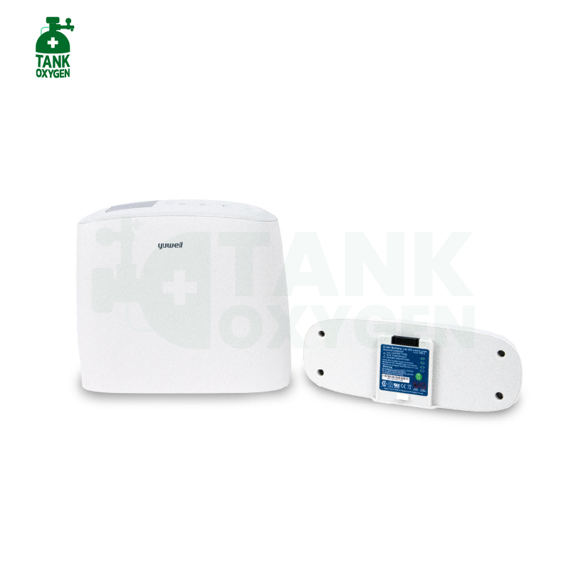 แบตเตอรี่ เครื่องผลิตออกซิเจนพกพา Yuwell รุ่น Spirit-3 รับประกัน 1 ปี