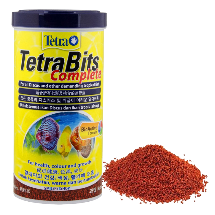 Tetra Bits Complete (อาหารปลาสวยงามจากเยอรมัน ชนิดเม็ดจมน้ำ เร่งสี เร่งโต ไม่ทำให้น้ำขุ่น)