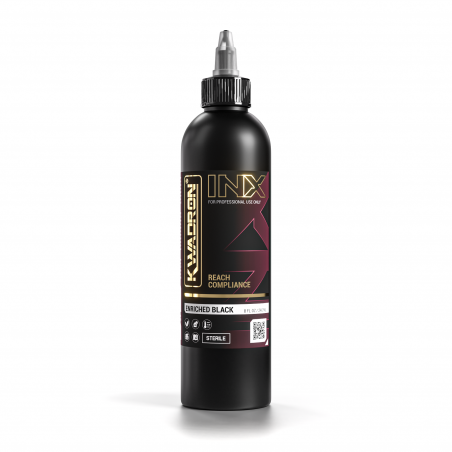 KWADRON INX Enriched Black หมึกสักสีดำ ขนาด 8 oz.