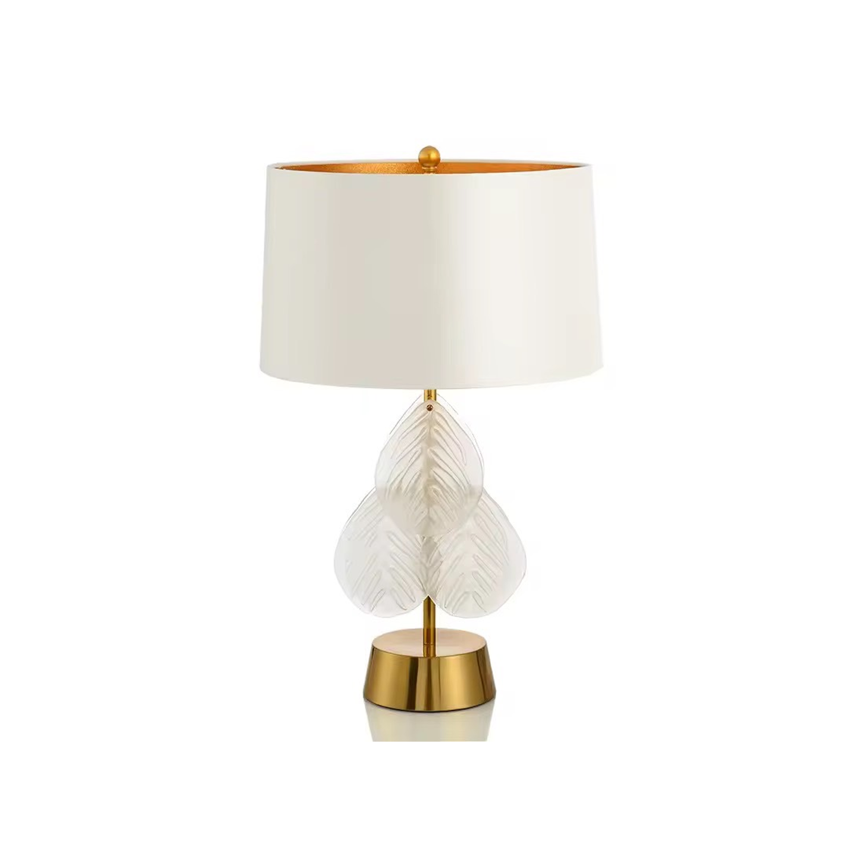 โคมไฟตั้งโต๊ะ สไตล์นอร์ดิก Nordic style table lamp Metal + glass + Fabric LED E27x1 IP20