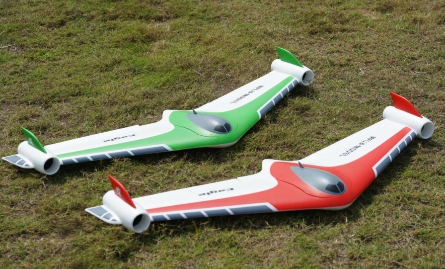 ปีกบินโฟม ตัวลำ+ชุดไฟ XFLY Twin 40mm Eagle (มีไจโร/ไม่มีไจโร)(ไม่รวมวิทยุ รีซีฟ แบต) เครื่องบินบังคับ