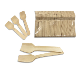 5668881001032 ช้อนไม้ไอติมทรงเหลี่ยม