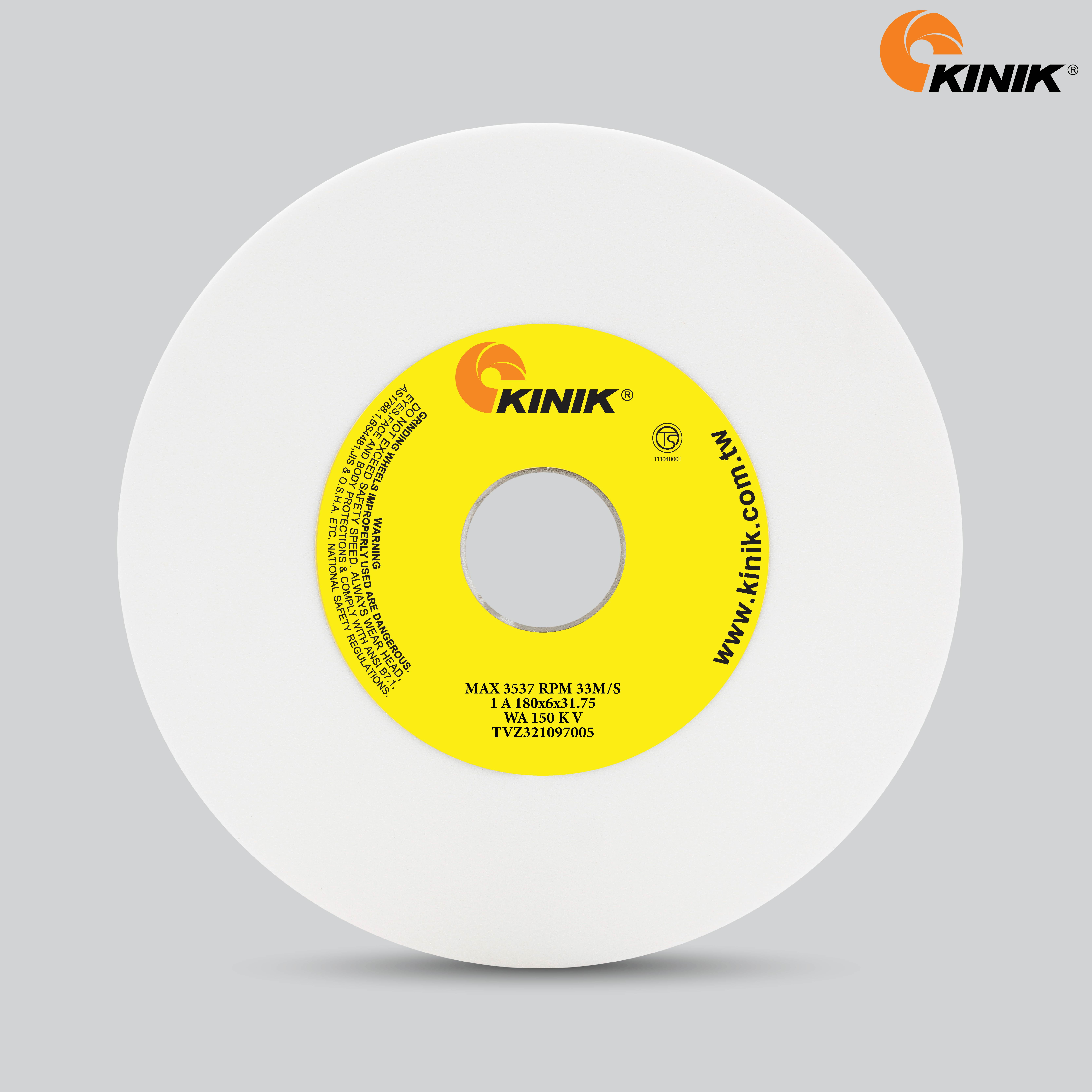 หินเจียร KINIK WA150KV1A 180x6x31.75 mm.