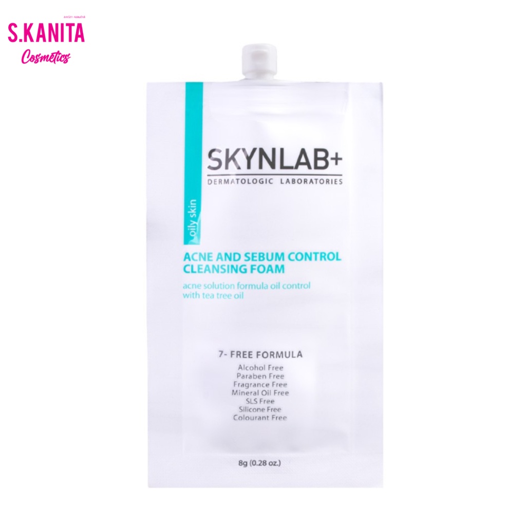 8858842067239 SKYNLAB แอคเน่แอนด์ซีบัมคอนโทรลคลีนซิ่งโฟม 8G