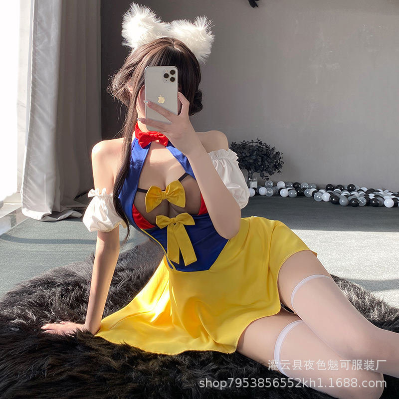 ชุดคอสเพลย์ เจ้าหญิง สโนว์ไวท์ เว้าอก โชว์หลัง X2709-H