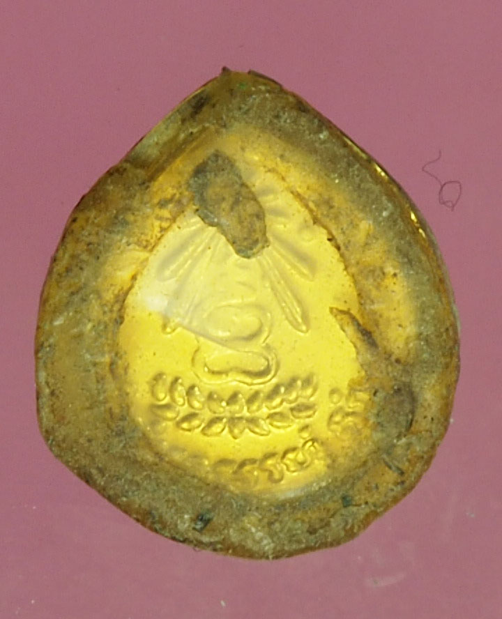 A164 เหรียญหลวงปู่แหวน สุจิณโณ วัดดอยแม่ปั่ง เชียงใหม่ แป๊ะกรอบทอง 31