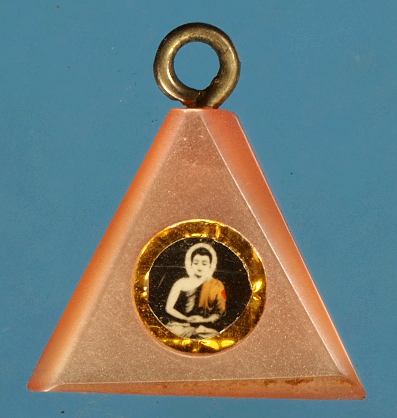 B2612 ล็อกเก็ตพระพุทธเจ้าสองหน้า ไม่ทราบที่และปีสร้าง 4