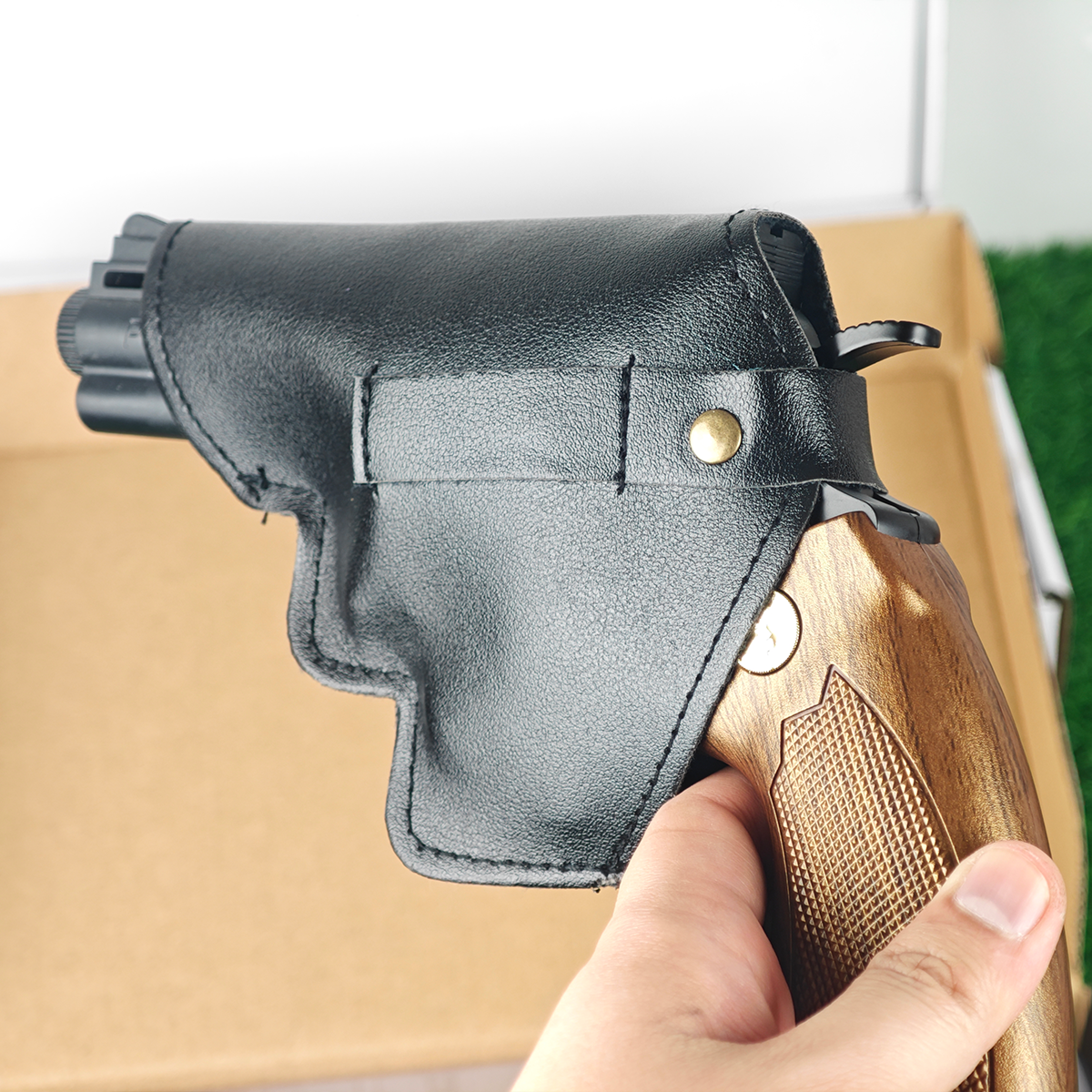 (45)Python357 ปืนเจลลูกโม่ แบบสั้น ของเล่น ยิงทีละนัด