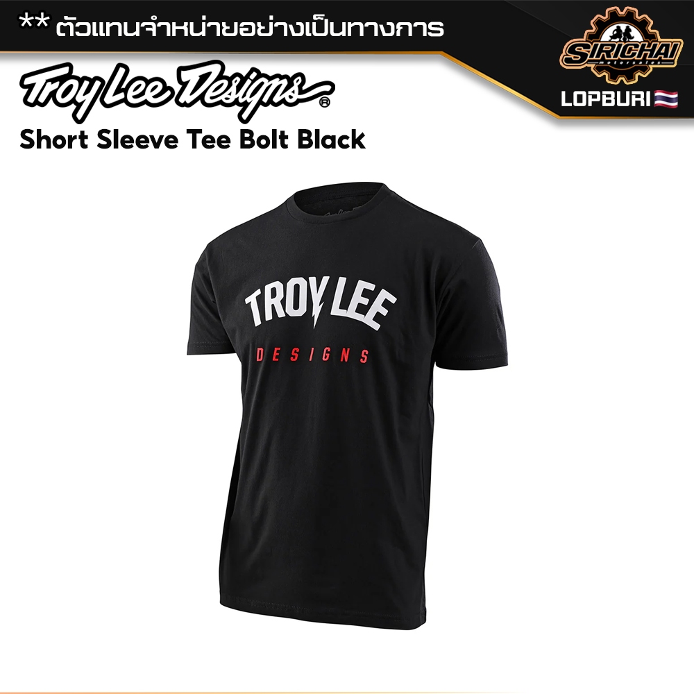 เสื้อยืด Troy Lee Designs Short Sleeve Tee Bolt Black ของแท้ 100%✅