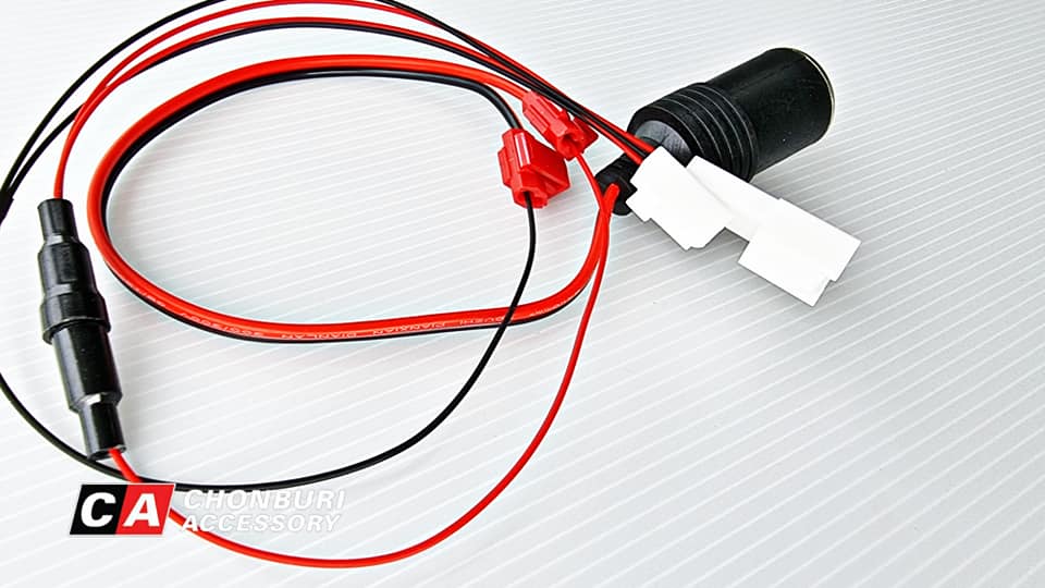 ชุดสายพ่วงไฟช่องชาร์จ12V โตโยต้า ฟอร์จูนเนอร์