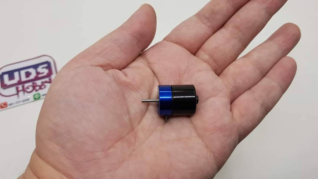 มอเตอร์บลัสเลส 3800KV แกน 1.5mm ขนาดเท่ามอเตอร์รถกระป๋อง สำหรับเอาไปดัดแปลง