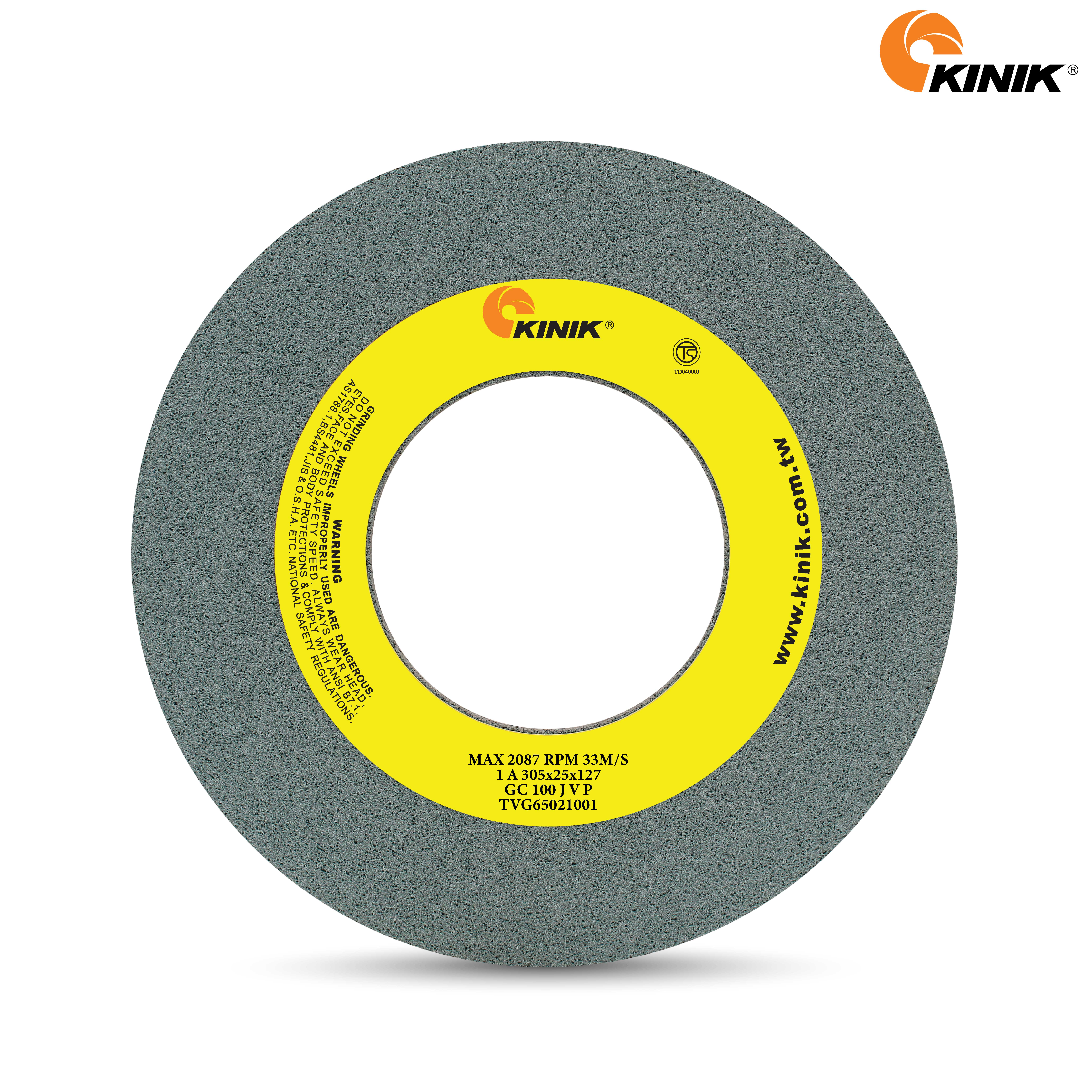 หินเจียร KINIK GC100JVP1A 305x25x127 mm.