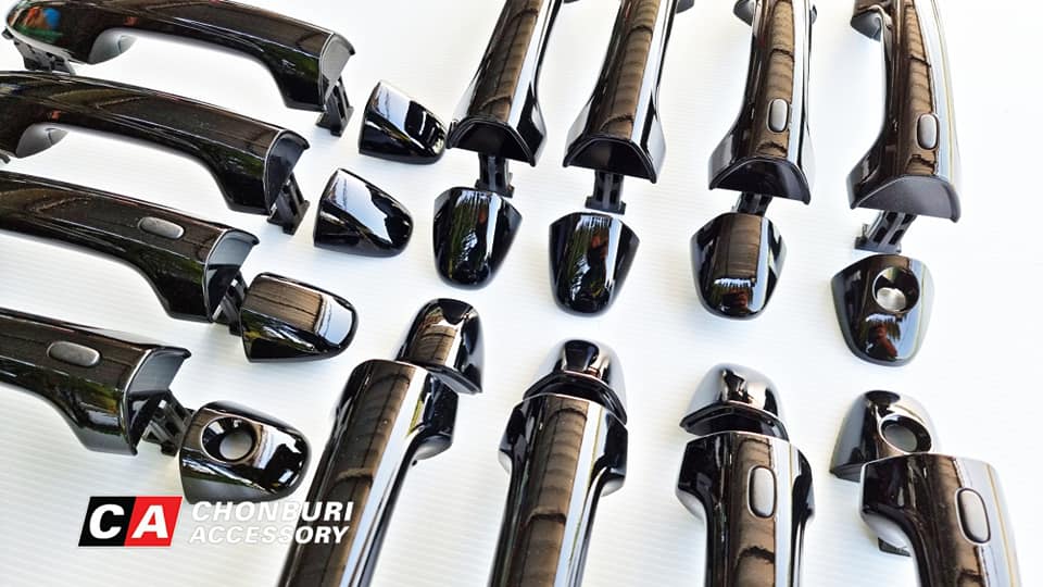 มือเปิดนอก พาร์ทแท้ สีดำแบล็คเปียโน โตโยต้า ฟอร์จูนเนอร์