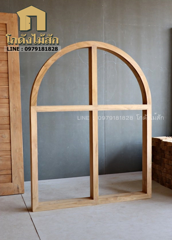 วงกบหัวโค้ง4ช่อง