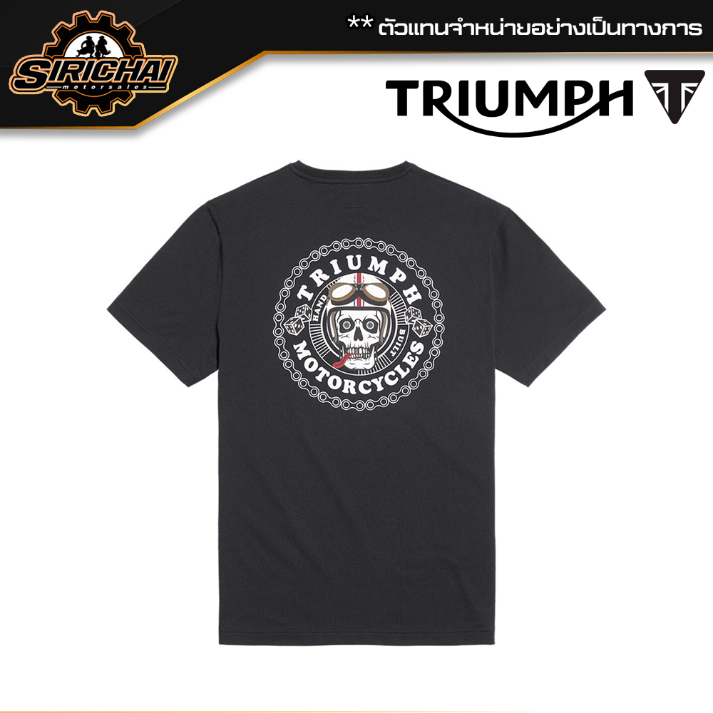 เสื้อยืด Triumph MTSS22016 ของแท้ 100%✅ ( 📌แนะนำลด 1 ไซส์จากปกติ ไซส์ยุโรปคับ )