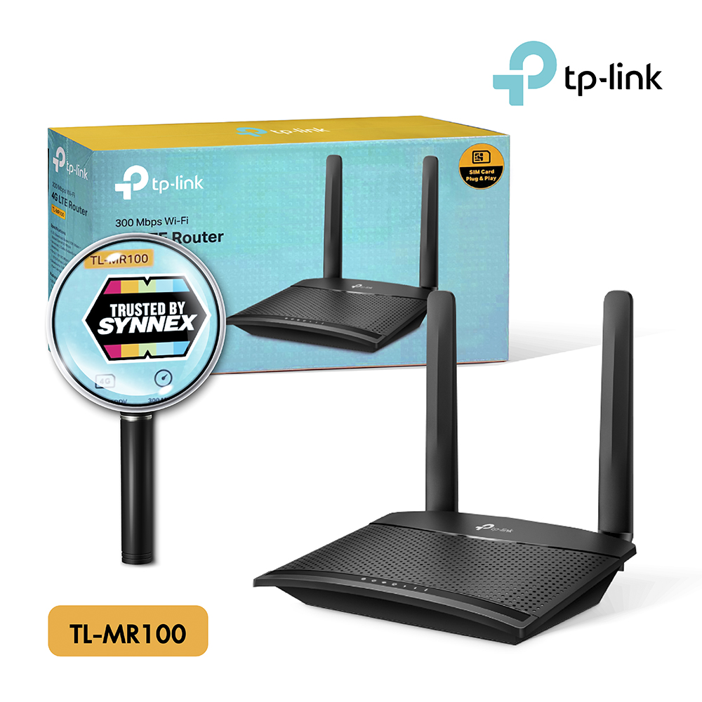 TP-LINK TL-MR100 4G LTE Router 300Mbps