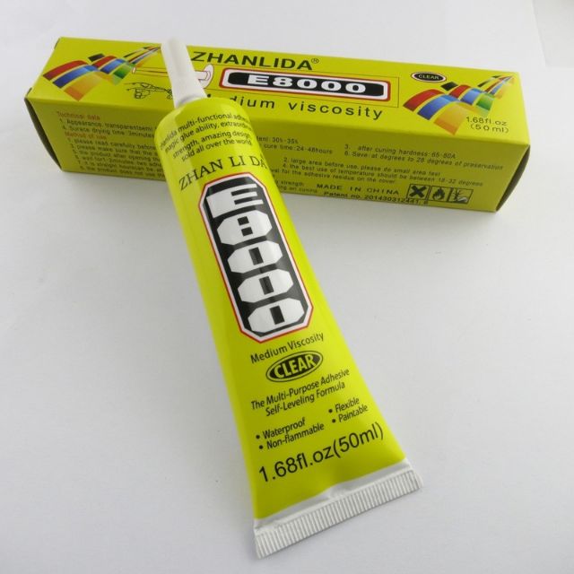 E-8000 ( เนื้อกาวสีใส 50ml )
