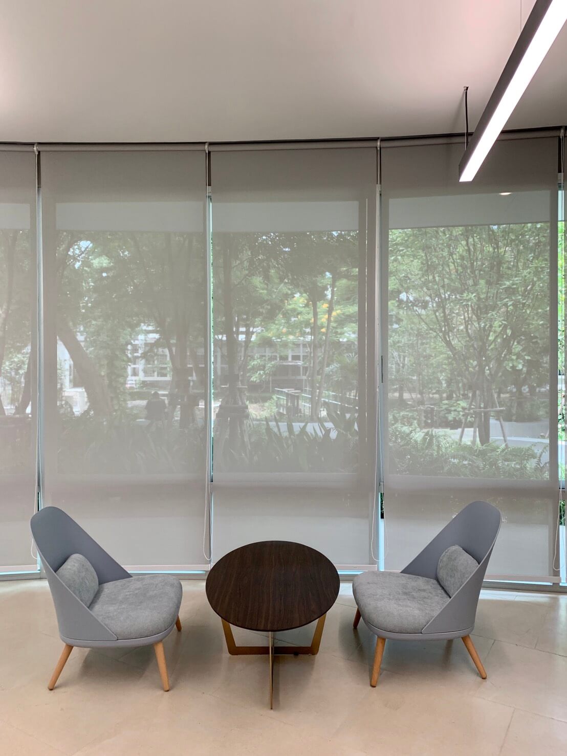 ม่านม้วนกรองแสง แบบ โปรงแสง DIM OUT Rolling Blinds TLBs DIํY สำเร็จรูป