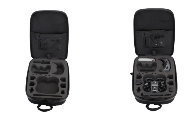 Avata Backpack กระเป๋าเป้สะพายสีเงิน ใส่รีโมทได้ เคสหลังแบบแข็ง กันกระแทก (DJI-C141)
