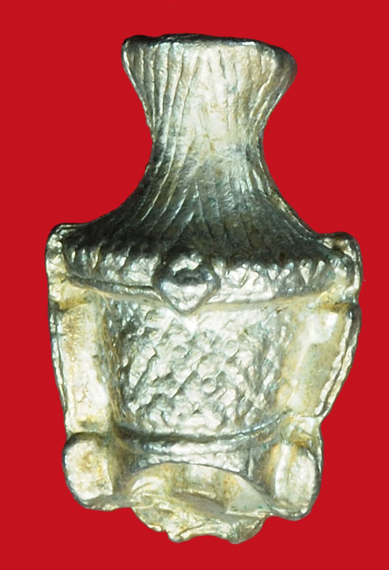 A903 เศียรพ่อแก่ เนื้ือชินตะกั่ว ชุบเงิน ไม่ทราบที่ 3