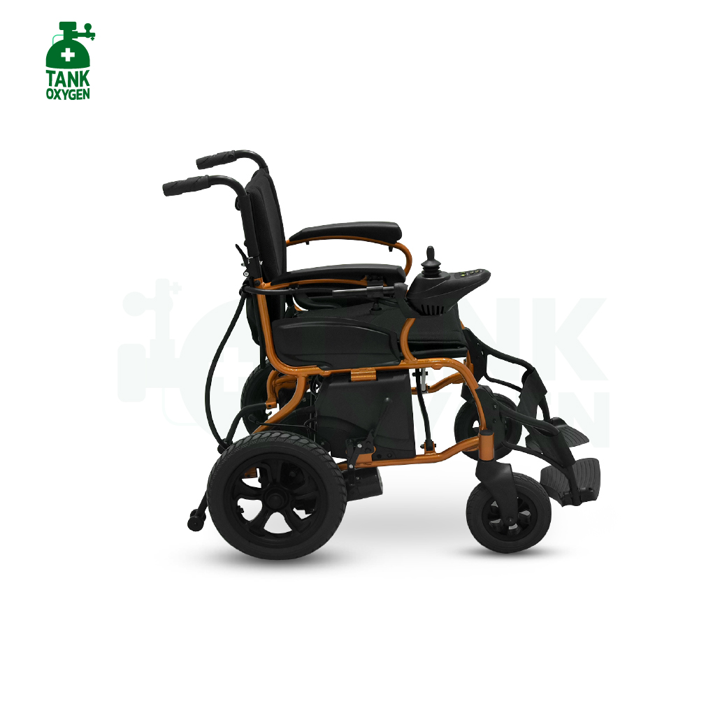 รถเข็นไฟฟ้า วีลแชร์ไฟฟ้ารุ่นใหม่ ยี่ห้อ Yuwell รุ่น D130HL การรับประกัน โครงสร้าง 3 ปี คอนโทรล แบตเตอรี่และมอเตอร์ 1 ปี