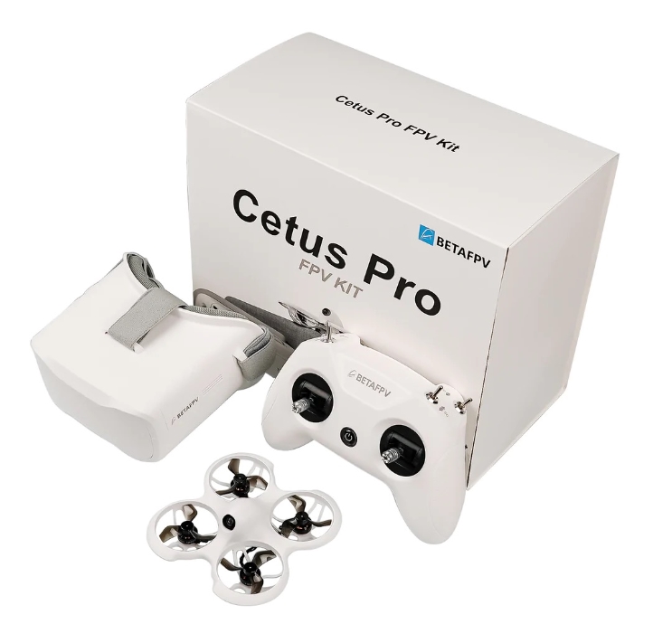 BETAFPV Cetus Pro FPV Kit ชุดโดรนพร้อมเล่น มอเตอร์บลัสเลส ครบชุด แกะกล่องบินได้เิลย รีโมท ลำ แว่น แบต ที่ชาท กระเป๋า
