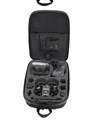 Avata Backpack กระเป๋าเป้สะพายสีเงิน ใส่รีโมทได้ เคสหลังแบบแข็ง กันกระแทก (DJI-C141)