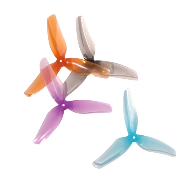 GEMFAN HURRICANE 2009 - 3 2" 3-BLADE PROPELLER 1.5mm 1ถุง 8ใบ สุ่มสี