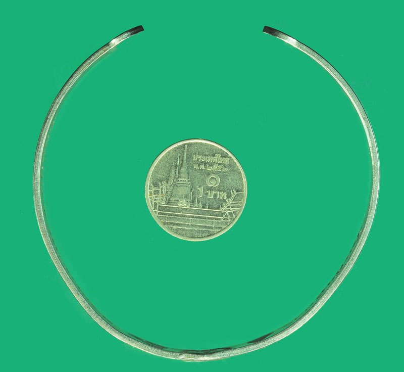 A5218 กำไรข้อมือ หลวงพ่อโก๊ะ วัดเก้าห้อง อยุธยา ชุบนิเกิล 50