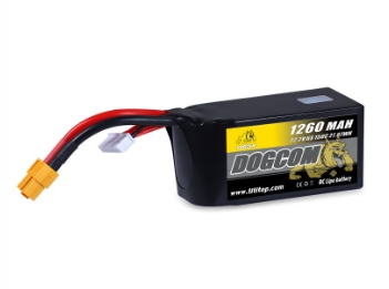 DOGCOM 6S 22.2V 150-160C มีหลายขนาด 650/850/1050/1260/1300/1500mah แบตตัวแรง สำหรับโดรน FPV