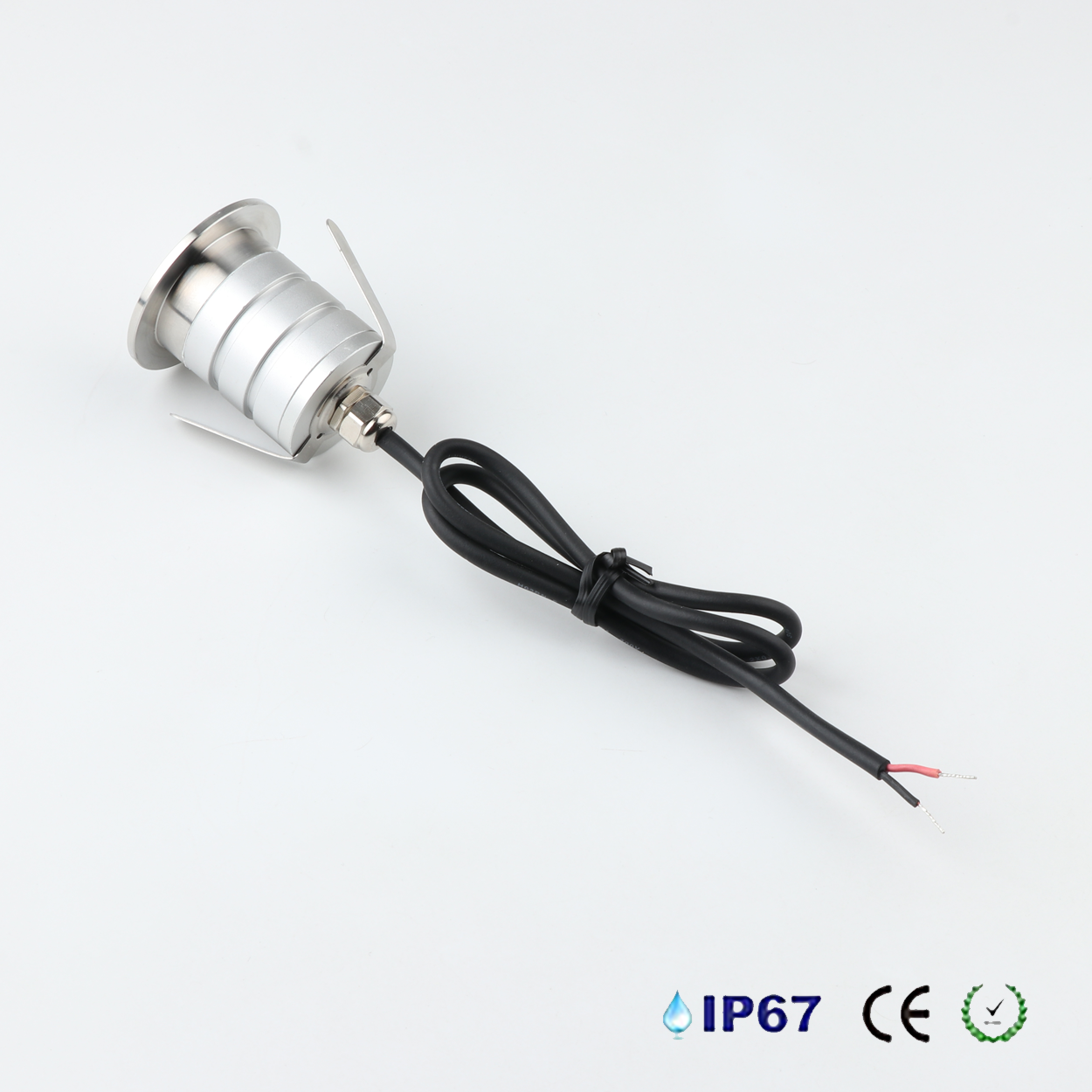 โคมไฟฝังพื้น Inground Up light Round 304 Stainless Steet + Aluminum lamp body LED 3W DC12V-24V IP67